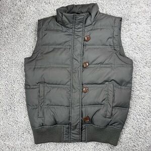 Fossil Men's Dark Green Puffer Vest